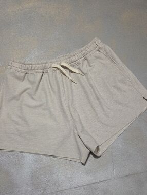 Outdoor Voices Sandstone Drawstring Athletic Shorts